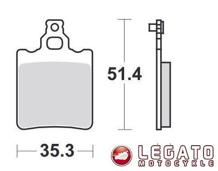 KLOCKI HAMULCOWE SBS 106 CT