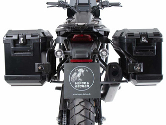Harley-Davidson Pan America 1250/Spe 2021-2023 Stelaż Cutout + czarne kufry boczne Xplorer
