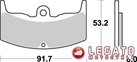 KLOCKI HAMULCOWE SBS 552 HF