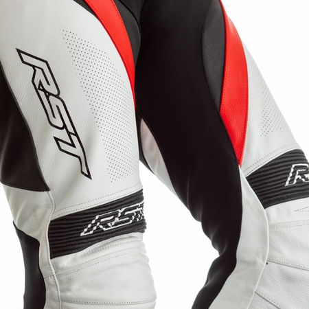Skórzany Kombinezon Motocyklowy RST Tractech Evo 4 CE White/Red (2355)