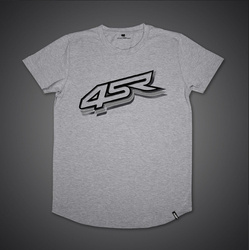 KOSZULKA MĘSKA T-SHIRT 4SR LOGO GREY