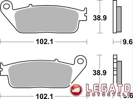 KLOCKI HAMULCOWE SBS 630 LS