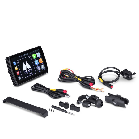 Midland Ekran BikePlay PRO CarPlay i Android Auto dla Twojego motocykla.