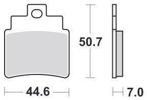 KLOCKI HAMULCOWE SBS 775 SI