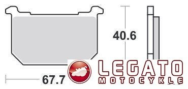 KLOCKI HAMULCOWE SBS 539 HF