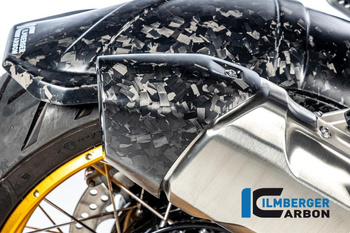 Osłona tłumika tylnego motocykla - matowa black diamond carbon BMW R 1300 GS (od 2023) ILMBERGER BM.AHS.011.R23GS