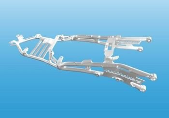 Stelaż tylny sportowy Motoholders Kawasaki ZX 10 R/16- srebrny