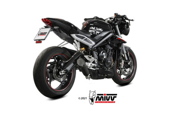 Mivv Tłumik końcowy X-M5 BLACK stal nierdzewna TRIUMPH STREET TRIPLE 660 S 2017-2022