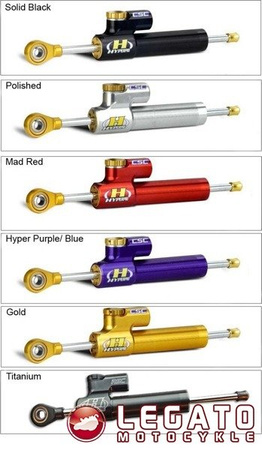 Amortyzator skrętu Hyperpro RSC wraz z mocowaniem Kawasaki ZX-6R 2007-2008