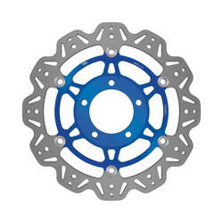 EBC Tarcza hamulcowa motocyklowa VR662BLU VEE, niebieska