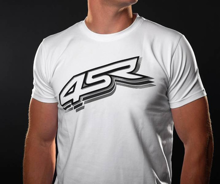 KOSZULKA MĘSKA T-SHIRT 4SR LOGO WHITE