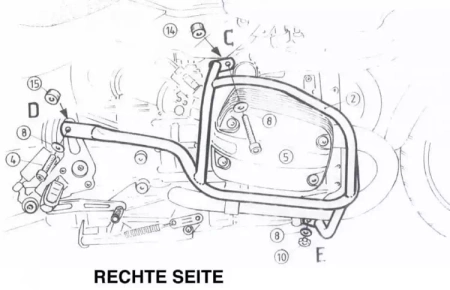 BMW R 850 R (2003-2006)/R 1150 R (2000-2006) Gmol silnika