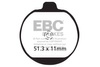 EBC Klocki hamulcowe FA062 (kpl. na 1 tarcze)