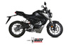 Mivv Układ wydechowy MK3 BLACK STAINLESS STEEL HONDA CB 125 R 2018-2020