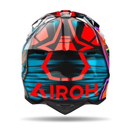 KASK AIROH WRAAAP CYBER ORANGE GLOSS