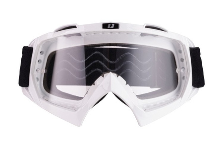GOGLE IMX MUD WHITE - SZYBA CLEAR (1 SZYBA W ZESTAWIE)