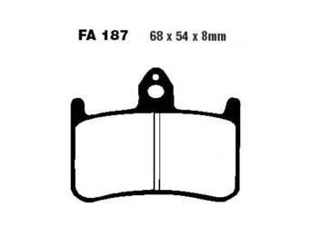 EBC Klocki hamulcowe FA187HH wzmacniane (kpl. na 1 tarcze)
