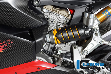 Osłona tylnego zawieszenia - carbon do Ducati Panigale 1199 (2012-2014) ILMBERGER FAO.018.D1199.K