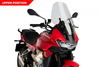 Szyba turystyczna PUIG do Moto Guzzi V100 Mandello 2023-2025 Przezroczysty (W) 21484W