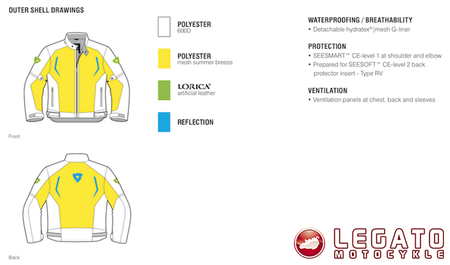 REV'IT! Kurtka Tekstylna Torque kolor Czarny/Szary