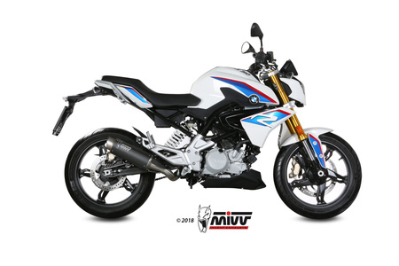 Mivv Układ wydechowy GP PRO BLACK STAINLESS STEEL BMW G 310 R 2018-2024