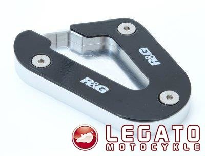 ELEMENT NÓŻKI - KICKSTAND SHOE SUZUKI GSXR1000 K3-K4 SILVER