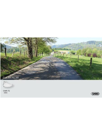 Szyba do kasku Shoei NXR II / X-SPR PRO CWR-F2PN bezbarwna