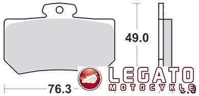 KLOCKI HAMULCOWE SBS 720 RQ