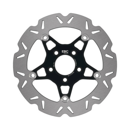 EBC Tarcza hamulcowa motocyklowa VR535BLK VEE, do amerykańskich motocykli, czarna