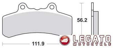 KLOCKI HAMULCOWE SBS 658 H