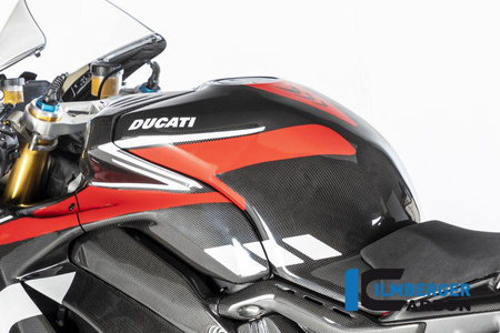 Owiewka zbiornika z padami przeciwupadkowymi – matowa DUCATI Panigale V4 Racing (2018-2019) ILMBERGER TAV.059.D4RAG.K