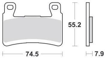 KLOCKI HAMULCOWE SBS 894 RS