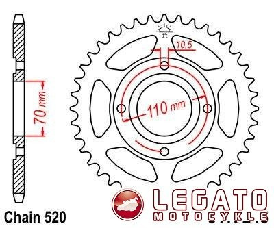 ZĘBATKA NAPĘDOWA JT TYŁ