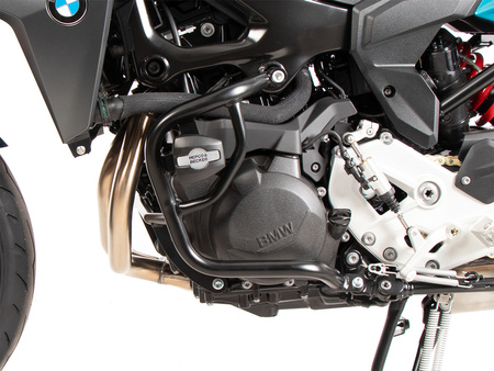Engine protection bar black incl. protection pads for BMW F 900 R (2025-)