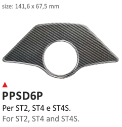 ONEDESIGN Naklejka na półkę kierownicy Ducati ST2 ST4 ST4S