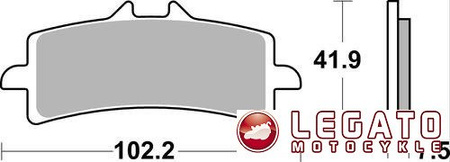 KLOCKI HAMULCOWE SBS 841 HS