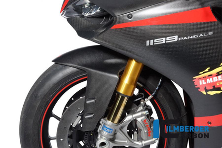 Błotnik przedni karbonowy - ducati panigale 1199 (12-14) / 899 / 1299 street/racing - czarny ILMBERGER KVO.040.D1199.K