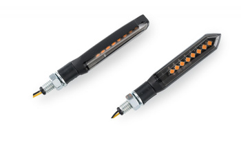 Kierunkowskazy PUIG Thin 2.0 (LED sekwencyjny) Czarny (N) 22343N