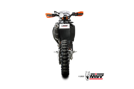 Mivv Tłumik końcowy OVAL BLACK STAINLESS STEEL WITH CARBON CAP KTM 690 ENDURO R 2019-2020