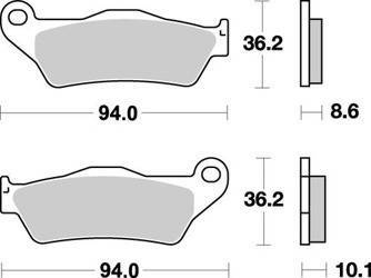 KLOCKI HAMULCOWE SBS 742 LS