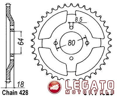 ZĘBATKA NAPĘDOWA JT TYŁ