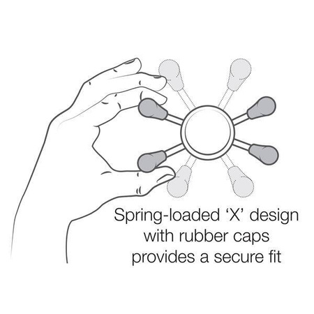 Uchwyt na telefon RAM® X-Grip® z podstawą przyssawki Twist-Lock™