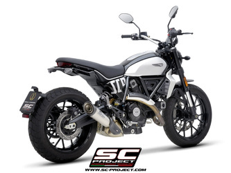 SC-Project tłumik końcowy S1 tytan Ducati Scrambler 800 (2023-2024)