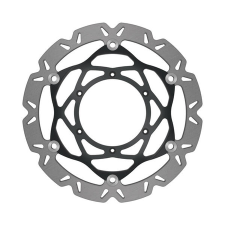 EBC Tarcza hamulcowa motocyklowa SMX6125 Supermoto, 320mm, konturowa, Carbon Look