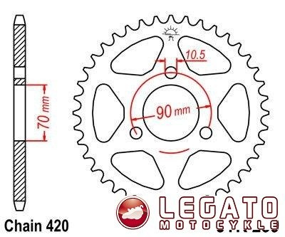 ZĘBATKA NAPĘDOWA JT TYŁ