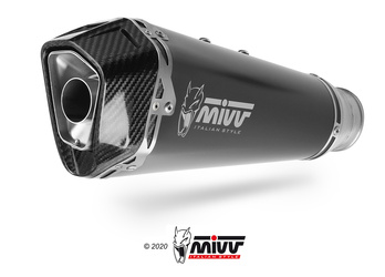 MIVV Układ Wydechowy Delta Race Inox Nero Aprilia RS 125 2025-2026