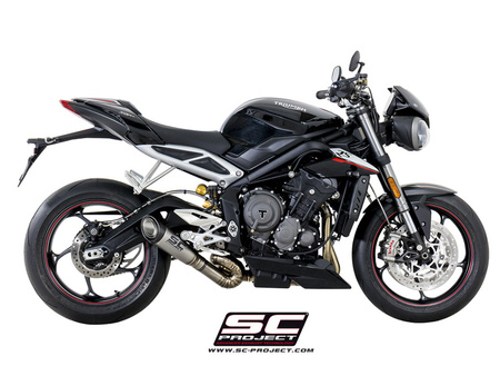 Tłumik końcowy SC Project S1 Triumph Street Triple 765 2017-2019