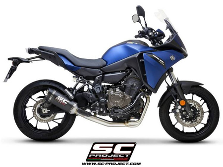 SC-Project układ wydechowy SC1-S carbon Yamaha TRACER 7 (2021 - 2024) - GT