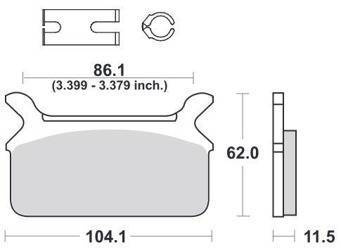 KLOCKI HAMULCOWE SBS 668 H.LS