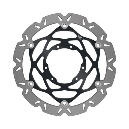 EBC Tarcza hamulcowa motocyklowa SMX6389 Supermoto, 320mm, konturowa, Carbon Look